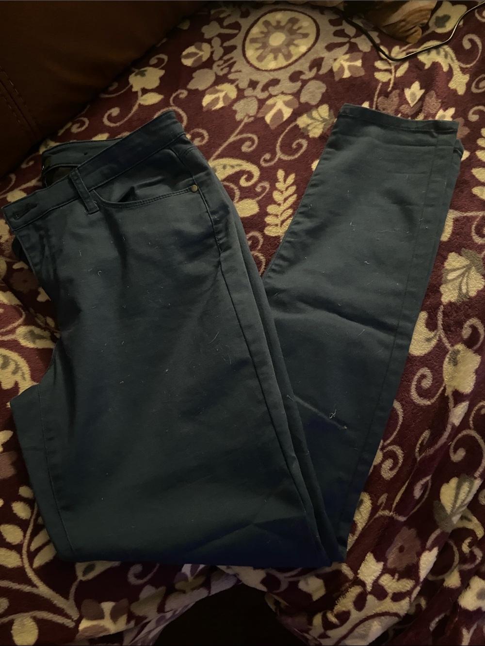 Skinny Women's Jeans - Blueish Green